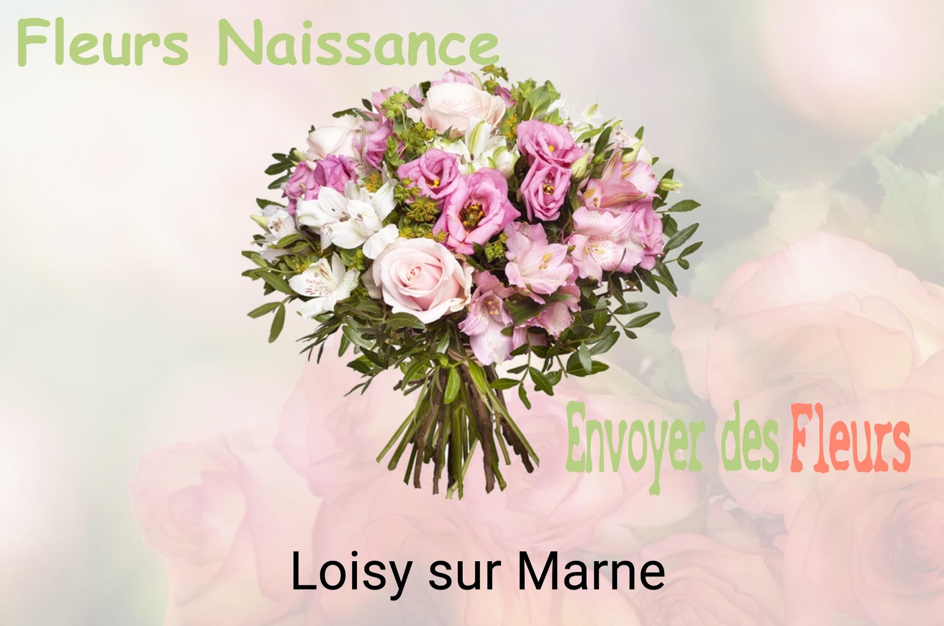 Bouquet de fleurs de naissance livré à Loisy-sur-Marne